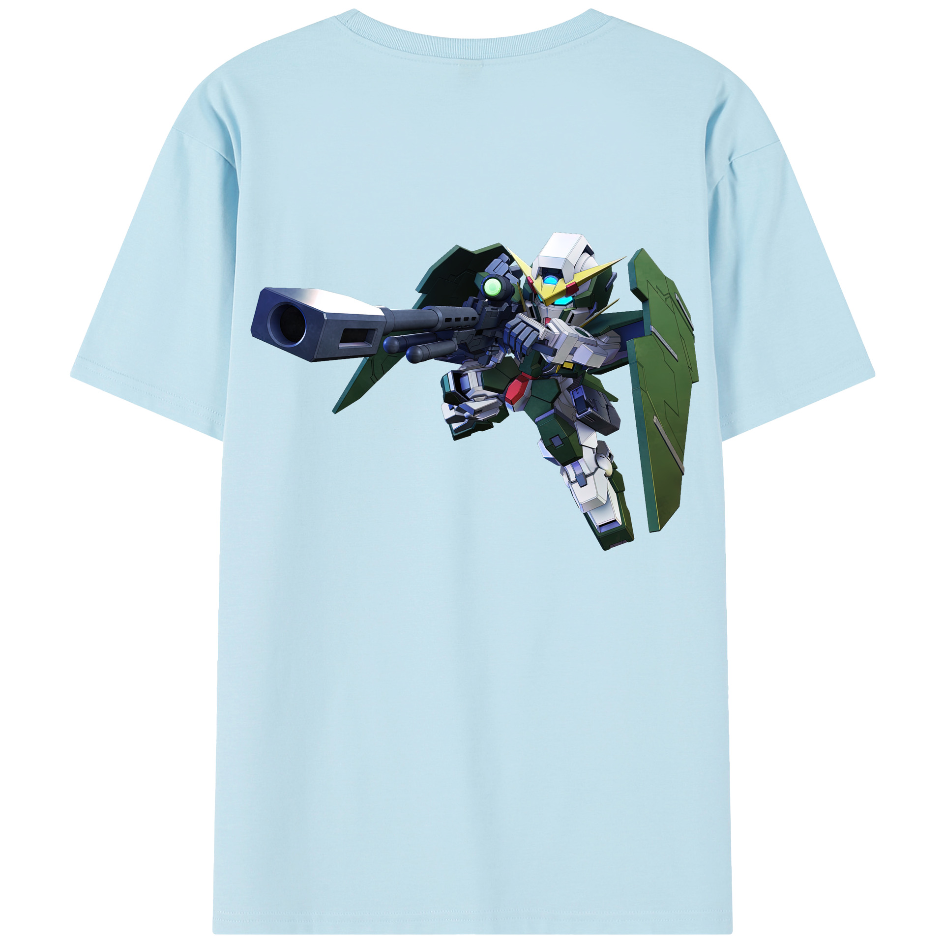（画像用） 機動戦士ガンダム Mobile Suit Gundam 綿100％半袖Tシャツ（背面プリント）